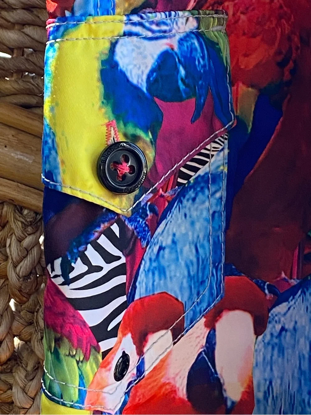 Billabong Multicolor Parrot Print Mens Board  Shorts